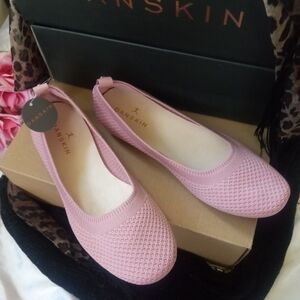 🆕 Danskin Pink Knit Slip-On Ballet Flats